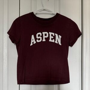 Sunday Best Maroon Aspen Tee